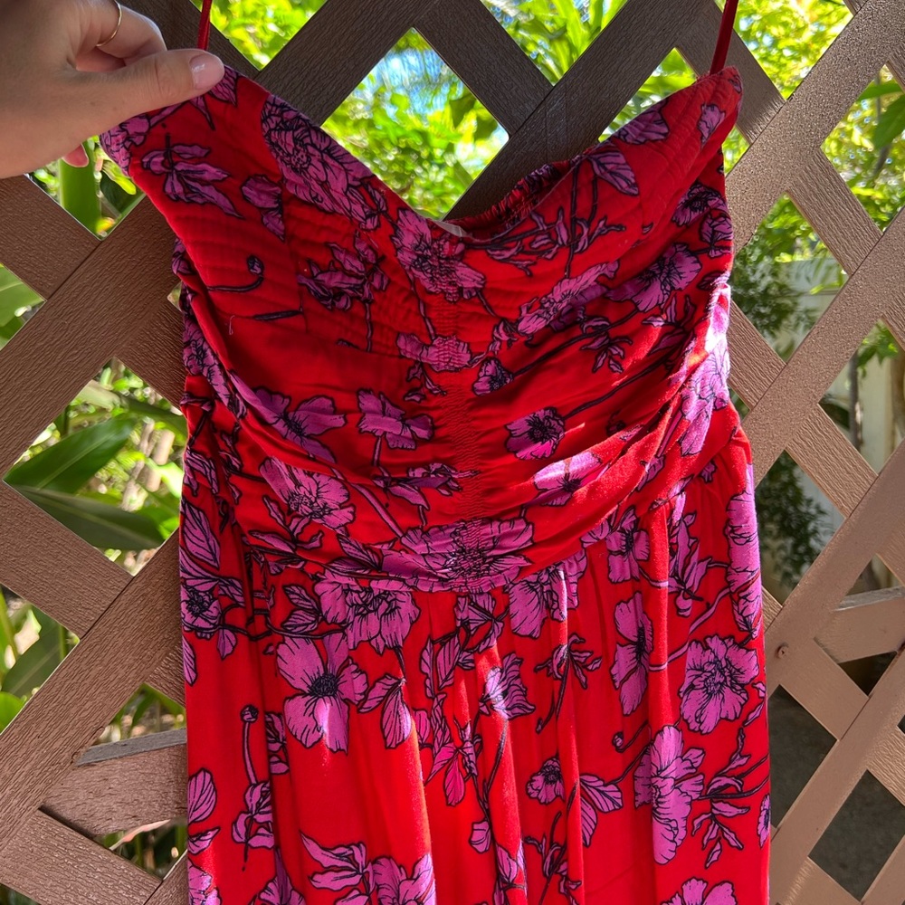 Strapless Floral Jumpsuit 🌸